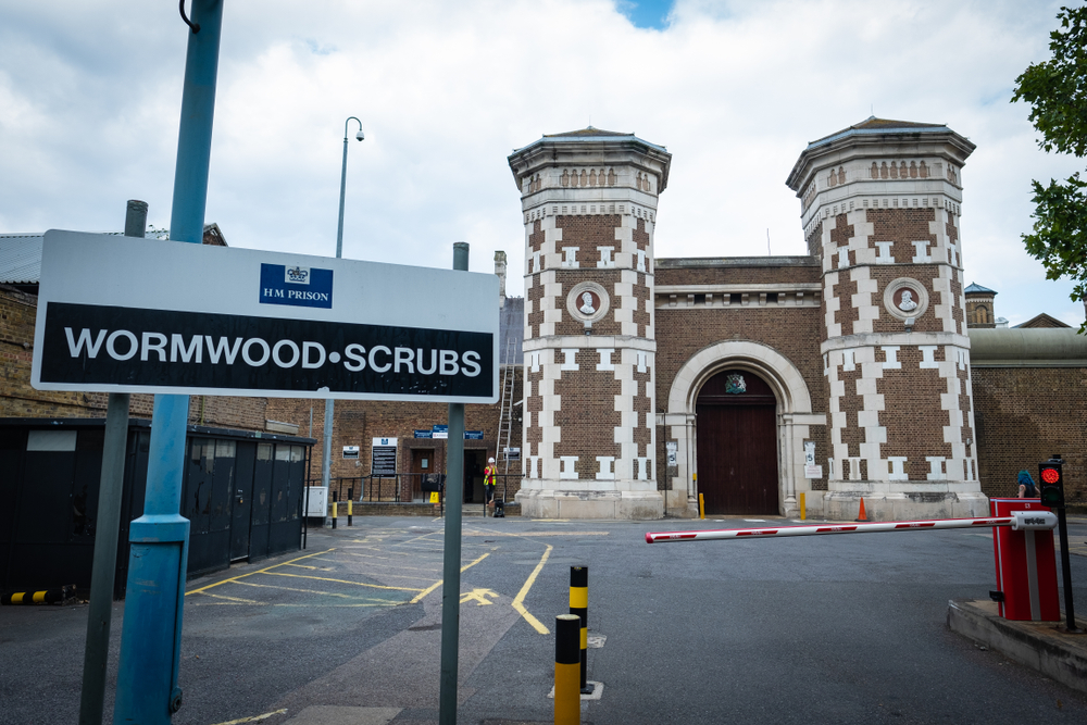 HMP Wormwood Building outside entrance