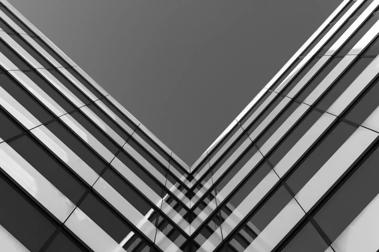 Outside building looking up to it