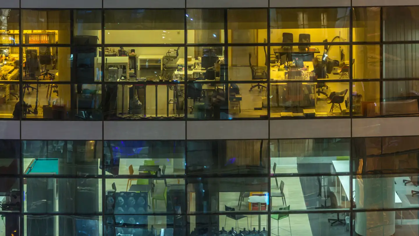 Office window Outside In